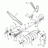Toro 79360 - 42" Snowthrower, 300 Series Garden Tractors, 1994 (4900001-4999999) Ricambi AUGER ASSEMBLY