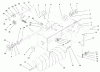 Toro 79360 - 42" Snowthrower, 300 Series Garden Tractors, 2001 (210000001-210999999) Ricambi AUGER AND DRIVE SYSTEM