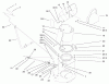 Toro 79362 - 42" Snowthrower, 300 Series Garden Tractors, 2002 (220000001-220999999) Ricambi CHUTE AND ROTATION ASSEMBLY