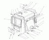 Toro 62040 (T4000D) - Generator, T4000D, 1984 (4000001-4999999) Ricambi ENGINE COVER ASSEMBLY