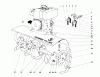 Toro 58010 - 26" Tiller, 1972 (2000001-2999999) Ricambi TINE AND ENGINE ASSEMBLY