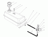 Toro 62040 (T4000D) - Generator, T4000D, 1984 (4000001-4999999) Ricambi FUEL TANK ASSEMBLY