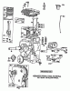 Toro 58070 - 26" Tiller, 1983 (3000001-3999999) Ricambi ENGINE BRIGGS & STRATTON MODEL 130292-1671-02 #2