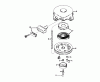 Toro 58200 - 26" Tiller, 1969 (9000001-9999999) Ricambi REWIND STARTER MODEL NO. 590420