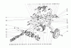 Toro 58215 - 26" Tiller, 1973 (3000001-3999999) Ricambi CHASSIS ASSEMBLY