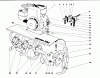 Toro 58215 - 26" Tiller, 1973 (3000001-3999999) Ricambi TINE AND ENGINE ASSEMBLY