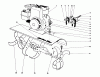 Toro 58231 - 26" Tiller, 1974 (4000001-4001269) Ricambi TINE AND ENGINE ASSEMBLY (MODEL 58231)