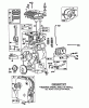 Toro 58226 - 26" Tiller, 1981 (1000001-1999999) Listas de piezas de repuesto y dibujos BRIGGS AND STRATTON ENGINE MODEL NO. 130292-0728-02