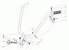 Toro 58336 - 22" Tiller, 1980 (0000001-0999999) Ricambi HANDLE ASSEMBLY