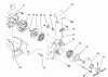Toro 58356 - Garden Cultivator, 1996 (69000001-69999999) Listas de piezas de repuesto y dibujos FLYWHEEL, STARTER, & CLUTCH ASSEMBLIES