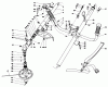 Toro 30900 - 21cc Gas Trimmer, 1980 (0000001-0999999) Listas de piezas de repuesto y dibujos DELUXE DRIVE & SHAFT TRIMMER HEAD ASSEMBLY (MODEL 30910)
