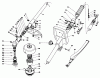 Toro 30900 - 21cc Gas Trimmer, 1980 (0000001-0999999) Listas de piezas de repuesto y dibujos DRIVE SHAFT & TRIMMER HEAD ASSEMBLY MODEL 30900