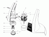 Toro 51217 (900) - 900 Electric Trimmer, 1981 (1000001-1999999) Listas de piezas de repuesto y dibujos MOTOR AND HOUSING ASSEMBLY