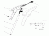 Toro 51235 (910) - 910 Electric Trimmer, 1984 (4000001-4999999) Listas de piezas de repuesto y dibujos HANDLE ASSEMBLY