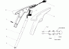 Toro 51235C (910) - 910 Electric Trimmer, 1988 (8000001-8999999) Listas de piezas de repuesto y dibujos HANDLE ASSEMBLY