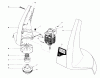 Toro 51246 (1010) - 1010 Electric Trimmer, 1991 (0000001-0999999) Listas de piezas de repuesto y dibujos MOTOR AND HOUSING ASSEMBLY