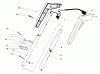 Toro 51255 (1000) - 1000 Electric Trimmer, 1981 (1000001-1999999) Listas de piezas de repuesto y dibujos HANDLE ASSEMBLY