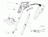 Toro 51255 (1000) - 1000 Electric Trimmer, 1988 (8000001-8999999) Listas de piezas de repuesto y dibujos HANDLE ASSEMBLY