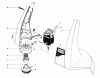 Toro 51255 (1000) - 1000 Electric Trimmer, 1992 (2000001-2999999) Listas de piezas de repuesto y dibujos MOTOR AND HOUSING ASSEMBLY