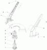 Toro 51307 - 13" Electric Trimmer, 1998 (89000001-89999999) Listas de piezas de repuesto y dibujos MOTOR & HOUSING ASSEMBLY