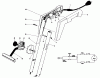 Toro 51310 (1100) - 1100 Electric Trimmer, 1980 (0000001-0999999) Listas de piezas de repuesto y dibujos HANDLE ASSEMBLY