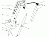 Toro 51318C (1100) - 1100 Electric Trimmer, 1985 (5000001-5999999) Listas de piezas de repuesto y dibujos HANDLE ASSEMBLY