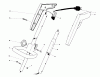 Toro 51321 (1100) - 1100 Electric Trimmer, 1981 (1000001-1999999) Listas de piezas de repuesto y dibujos HANDLE ASSEMBLY
