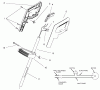 Toro 51332 - 12" Electric Trimmer, 2001 (210000001-210999999) Listas de piezas de repuesto y dibujos HANDLE ASSEMBLY