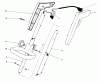 Toro 51325 (1100) - 1100 Electric Trimmer, 1979 (9000001-9999999) Listas de piezas de repuesto y dibujos HANDLE ASSEMBLY
