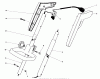 Toro 51325 (1100) - 1100 Electric Trimmer, 1986 (6000001-6999999) Listas de piezas de repuesto y dibujos HANDLE ASSEMBLY