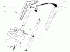 Toro 51325 (1100) - 1100 Electric Trimmer, 1987 (7000001-7999999) Listas de piezas de repuesto y dibujos HANDLE ASSEMBLY