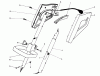 Toro 51325 (1100) - 1100 Electric Trimmer, 1988 (8000001-8999999) Listas de piezas de repuesto y dibujos HANDLE ASSEMBLY