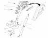Toro 51325 (1100) - 1100 Electric Trimmer, 1990 (0000001-0999999) Listas de piezas de repuesto y dibujos HANDLE ASSEMBLY