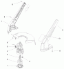 Toro 51350 - 14" Electric Trimmer/Edger, 2000 (200000001-200999999) Pièces détachées TRIMMER ASSEMBLY