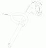 Toro 51355 - 12" Electric Trimmer, 2003 (230000001-230999999) Listas de piezas de repuesto y dibujos HANDLE AND TUBE ASSEMBLY