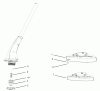 Toro 51354 - 11" Electric Trimmer, 2003 (230000001-230999999) Listas de piezas de repuesto y dibujos MOTOR AND CUTTING SHIELD ASSEMBLY