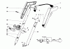 Toro 51425 (1200) - 1200 Electric Trimmer, 1980 (0000001-0999999) Listas de piezas de repuesto y dibujos HANDLE ASSEMBLY