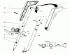 Toro 51425 (1200) - 1200 Electric Trimmer, 1984 (4000001-4999999) Listas de piezas de repuesto y dibujos HANDLE ASSEMBLY
