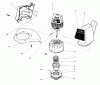 Toro 51440C (1410) - 1410 Electric Trimmer, 1988 (8000001-8999999) Listas de piezas de repuesto y dibujos HOUSING ASSEMBLY