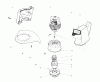 Toro 51441 (1410) - 1410 Electric Trimmer, 1990 (0000001-0999999) Listas de piezas de repuesto y dibujos HOUSING ASSEMBLY
