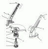 Toro 51443 - 14" Electric Trimmer, 1996 (69000001-69999999) Listas de piezas de repuesto y dibujos MOTOR & HOUSING ASSEMBLY
