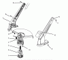 Toro 51446 - 14" Electric Trimmer, 1995 (59000001-59999999) Listas de piezas de repuesto y dibujos MOTOR & HOUSING ASSEMBLY