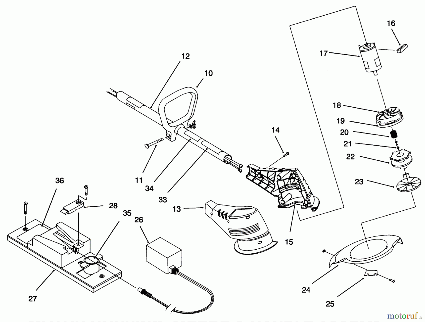 Toro Neu Trimmers, String/Brush 51559 - Toro 10
