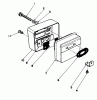 Toro 51603 (TC 300) - TC 300 Gas Trimmer, 1983 (3000001-3999999) Listas de piezas de repuesto y dibujos SPARK ARRESTER MUFFLER KIT NO. 45-2630