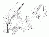 Toro 51607 (TC 700) - TC 700 Gas Trimmer, 1984 (4000001-4999999) Listas de piezas de repuesto y dibujos HANDLE ASSEMBLY