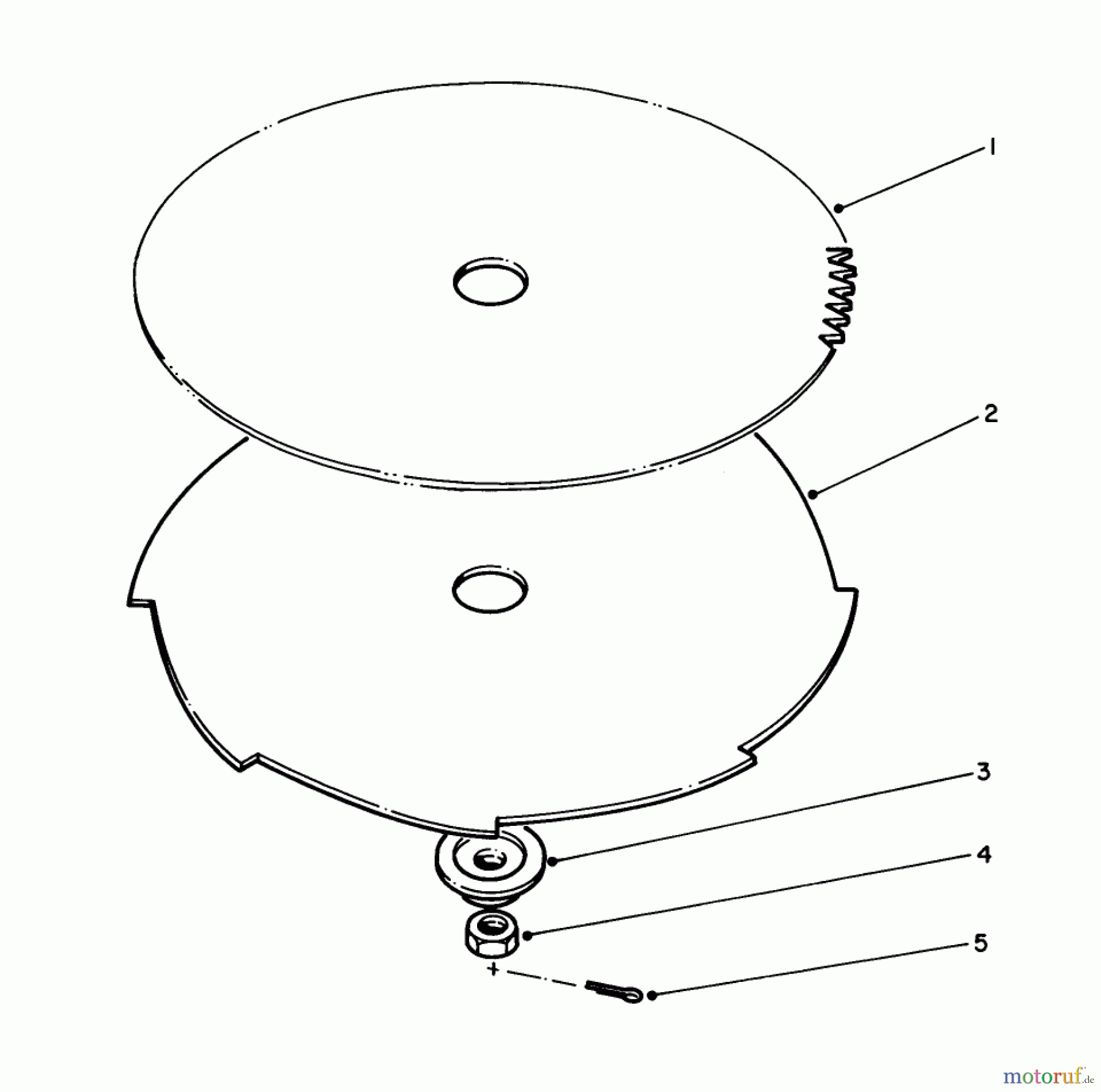 Toro Neu Trimmers, String/Brush 51608 (TC 800) - Toro TC 800 Gas Trimmer, 1984 (4000001-4999999) SAW BLADE AND BRUSH BLADE (OPTIONAL)