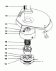 Toro 51625 - Gas Trimmer/Weeder, 1980 (0000001-0999999) Listas de piezas de repuesto y dibujos CUTTER HEAD