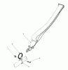 Toro 51637 (TC 2010) - TC 2010 Gas Trimmer, 1990 (0000001-0999999) Ricambi SHOULDER HARNESS (OPTIONAL)