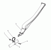 Toro 51641 (TC 1000) - TC 1000 Gas Trimmer, 1987 (7000001-7999999) Listas de piezas de repuesto y dibujos SHOULDER HARNESS (OPTIONAL)