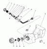 Toro 51642 (TC 2000) - TC 2000 Gas Trimmer, 1986 (6000001-6999999) Pièces détachées FUEL TANK ASSEMBLY